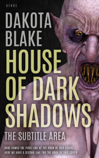 2D view of Premade Horror Book Cover - Thunder