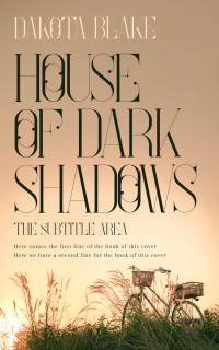 2D view of Premade Literary Fiction Book Cover - Cameo