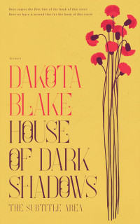 2D view of Premade Poetry Book Cover - Confetti