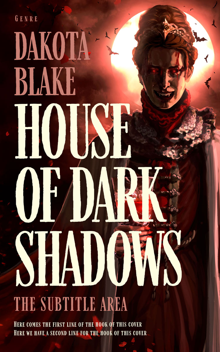 2D view of Premade Mystery & Thriller & Suspense Book Cover - Coffee Bean