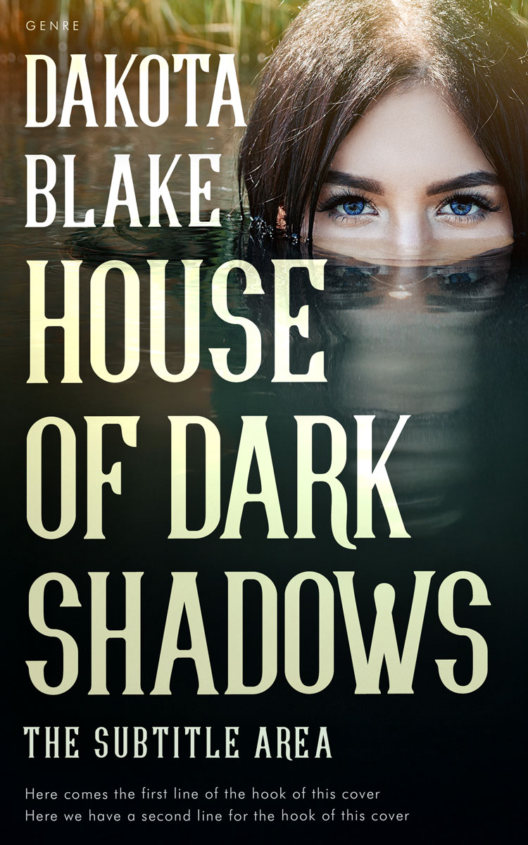 2D view of Premade Mystery & Thriller & Suspense Book Cover - Tana