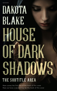 2D view of Premade Mystery & Thriller & Suspense Book Cover - Swamp Green