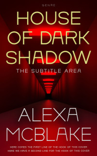 2D view of Premade Mystery & Thriller & Suspense Book Cover - Burnt Maroon