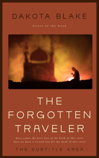 2D view of Premade Travel Book Cover - Cumin