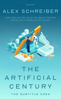 2D view of Premade Science Fiction Book Cover - Downy