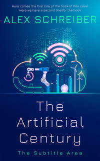 2D view of Premade Science Fiction Book Cover - Green Vogue