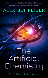 2D view of Premade Science Fiction Book Cover - Puce