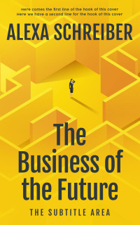 2D view of Premade Business Book Cover - Buttercup