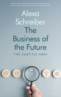 2D view of Premade Business Book Cover - Tower Gray