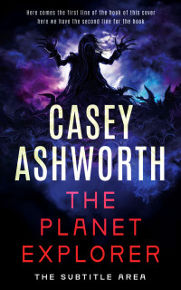 2D view of Premade Science Fiction Book Cover - Ebony