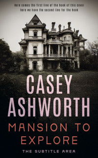 2D view of Premade Mystery & Thriller & Suspense Book Cover - Log Cabin