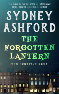 2D view of Premade Mystery & Thriller & Suspense Book Cover - Te Papa Green