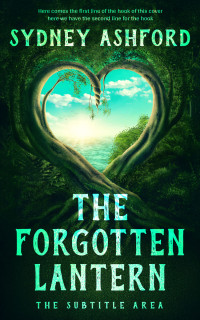 2D view of Premade Fantasy Book Cover - Palm Green