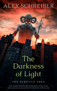 2D view of Premade Fantasy Book Cover - Cocoa Brown