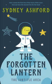 2D view of Premade Children's Book Cover - Shadow Green