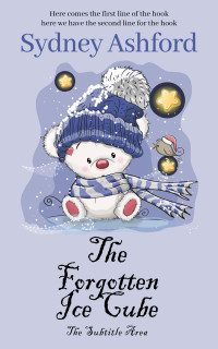 2D view of Premade Children's Book Cover - Blue Haze