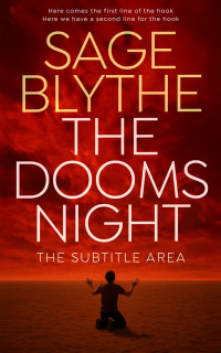 2D view of Premade Apocalyptica Book Cover - Dark Burgundy