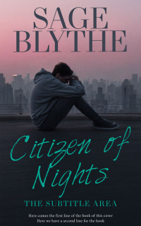 2D view of Premade Teen & Young Adult Book Cover - Quicksand