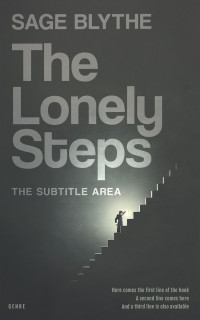 2D view of Premade Surreal Book Cover - Lunar Green