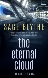 2D view of Premade Science Fiction Book Cover - Ebony