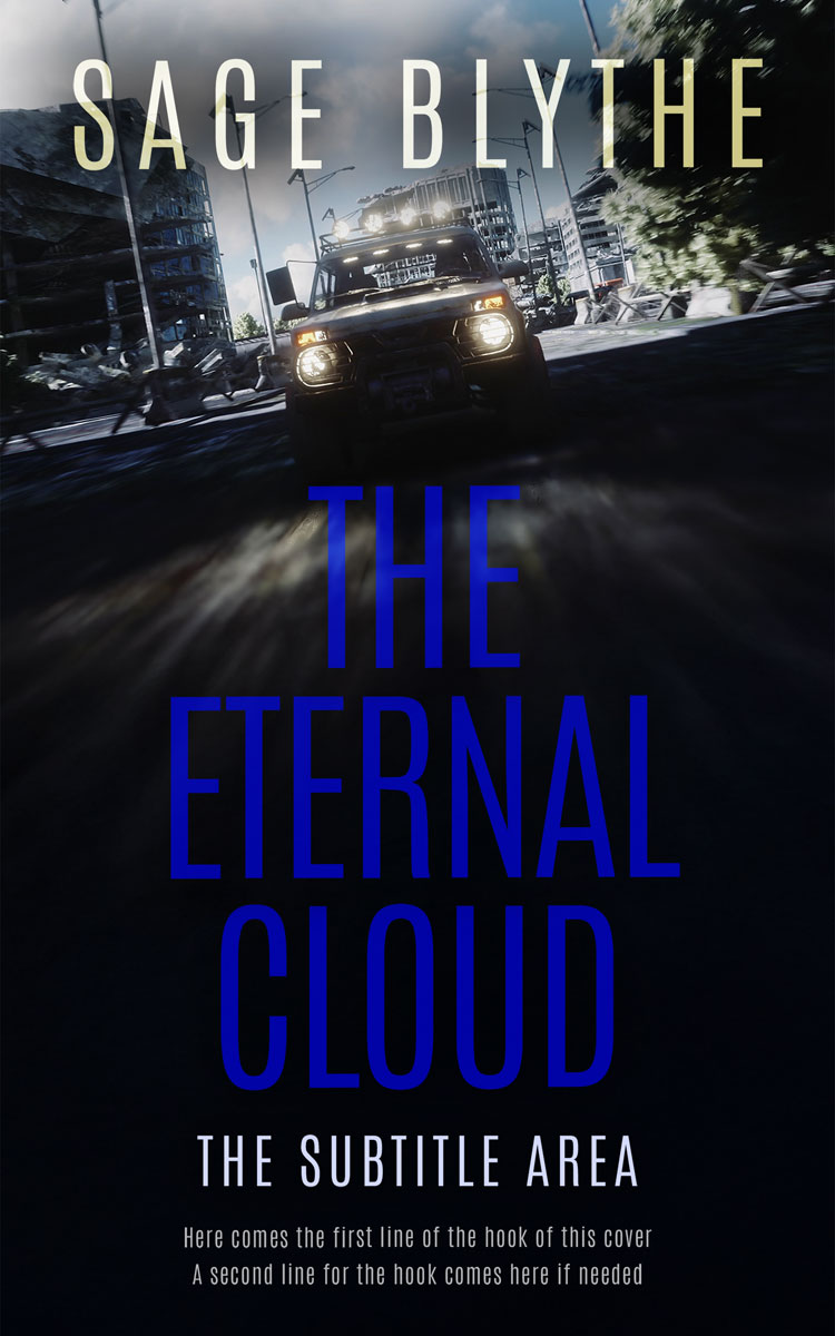 2D view of Premade Mystery & Thriller & Suspense Book Cover - Cinder