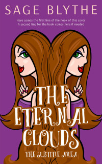 2D view of Premade Fantasy Book Cover - Vivid Violet