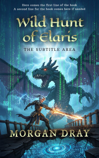 2D view of Premade LitRPG Book Cover - San Juan