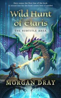 2D view of Premade LitRPG Book Cover - William