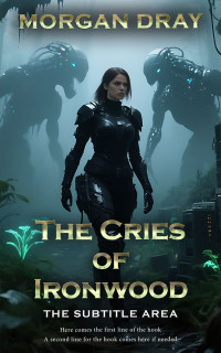 2D view of Premade LitRPG Book Cover - Te Papa Green