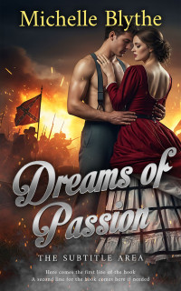 2D view of Premade Romance Book Cover - Cocoa Brown