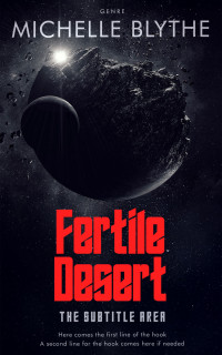 2D view of Premade Science Fiction Book Cover - Vulcan