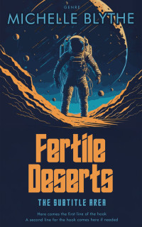 2D view of Premade Science Fiction Book Cover - Big Stone