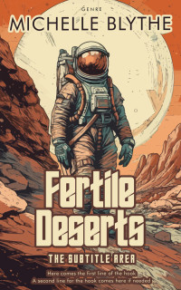 2D view of Premade Science Fiction Book Cover - Chamois