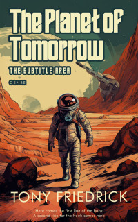 2D view of Premade Science Fiction Book Cover - Potters Clay