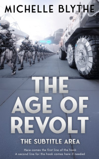 2D view of Premade Science Fiction Book Cover - Pale Sky