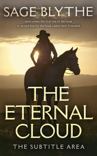 2D view of Premade Western Book Cover - Lisbon Brown
