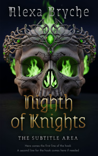 2D view of Premade Fantasy Book Cover - Racing Green