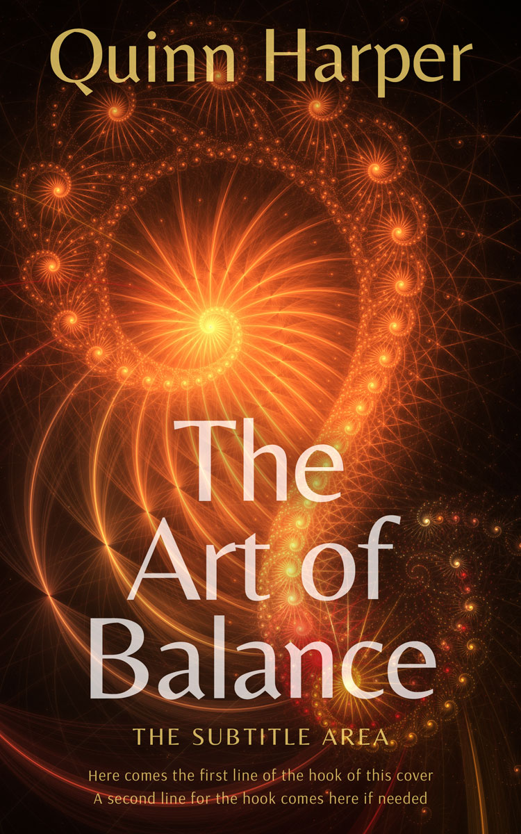 2D view of Premade Religion & Spirituality Book Cover - Raw Sienna