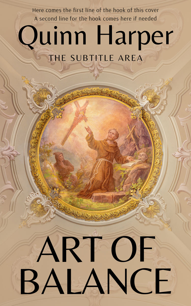 2D view of Premade Religion & Spirituality Book Cover - Indian Khaki