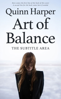 2D view of Premade Teen & Young Adult Book Cover - Cod Gray