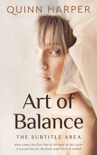 2D view of Premade Romance Book Cover - Bone