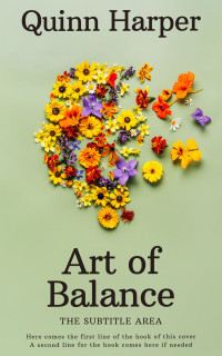 2D view of Premade Nature Book Cover - Coriander