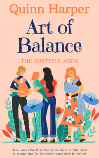 2D view of Premade Chick Lit Book Cover - Wheat