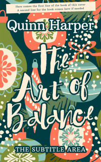 2D view of Premade Chick Lit Book Cover - Apricot Peach