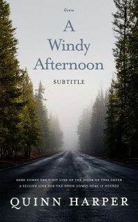 2D view of Premade Nature Book Cover - Heavy Metal