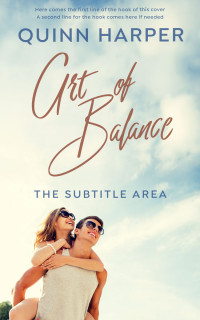 2D view of Premade Romance Book Cover - Periglacial Blue