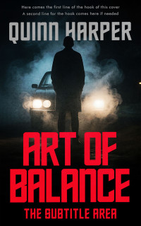 2D view of Premade Mystery & Thriller & Suspense Book Cover - Valencia