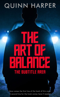 2D view of Premade Mystery & Thriller & Suspense Book Cover - Amaranth