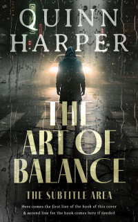 2D view of Premade Mystery & Thriller & Suspense Book Cover - Heavy Metal