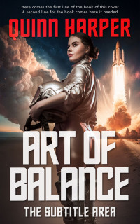 2D view of Premade Science Fiction Book Cover - Rose Fog